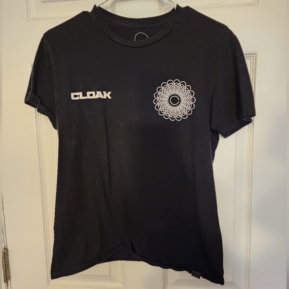 Cloak Brand Daybreak UV Reactive Black Shirt Unisex Medium